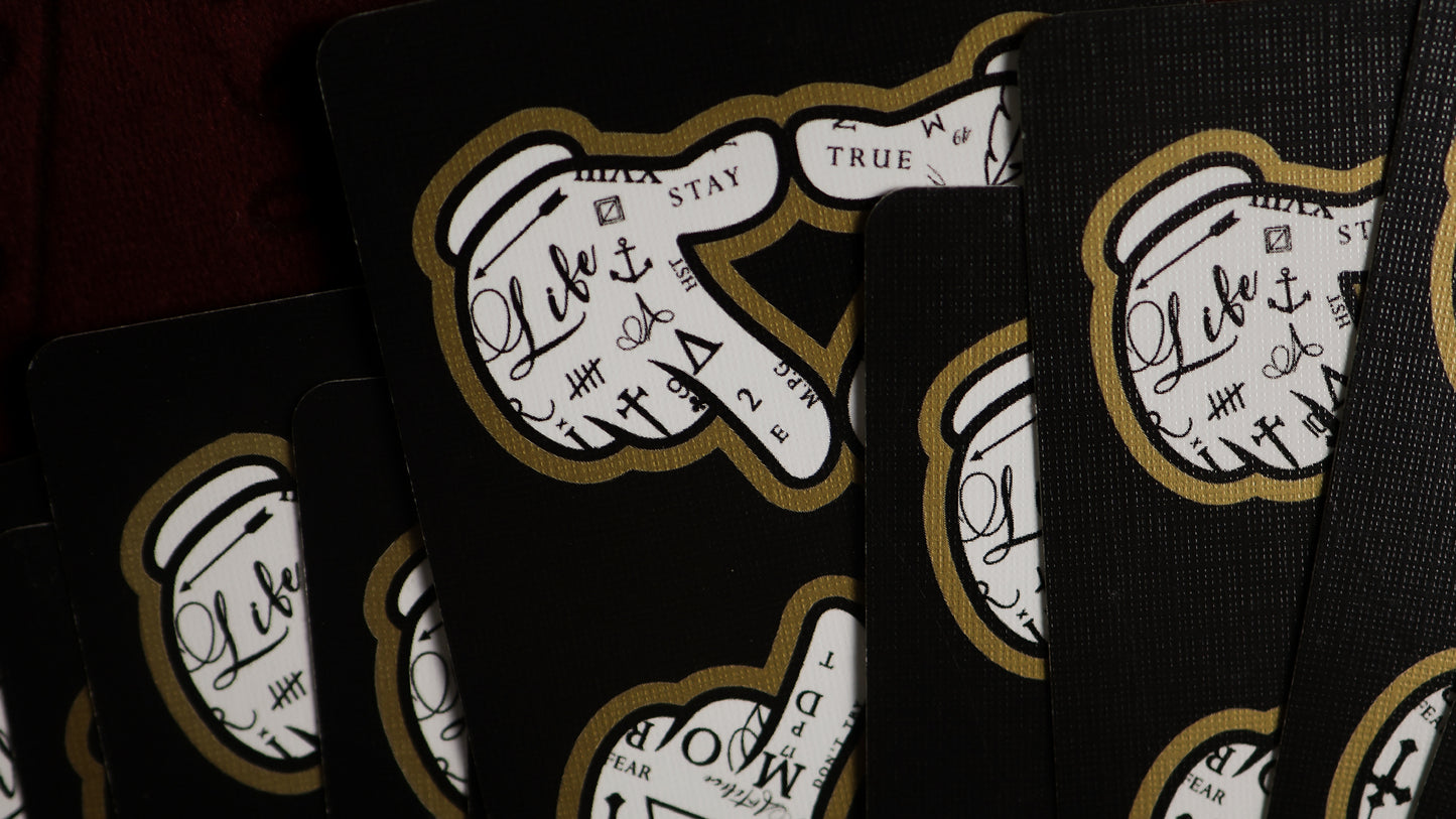 BLACK BANGERS Playing Cards