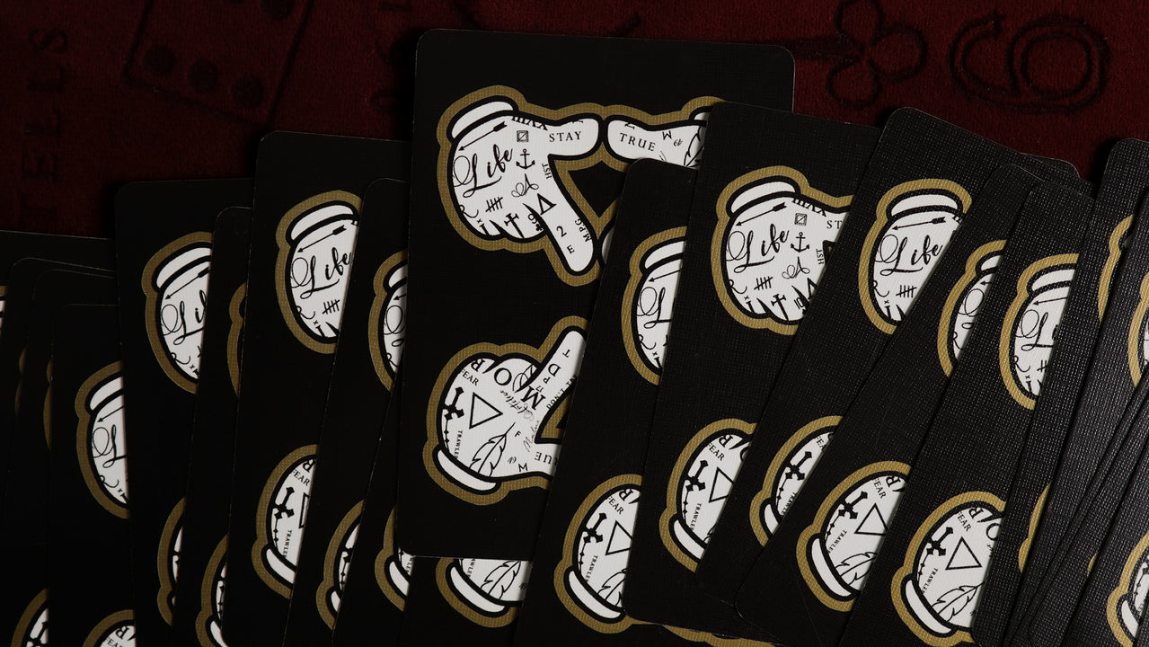 BLACK BANGERS Playing Cards- SIGNED playing cards — view 19