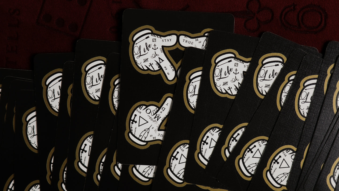 BLACK BANGERS Playing Cards