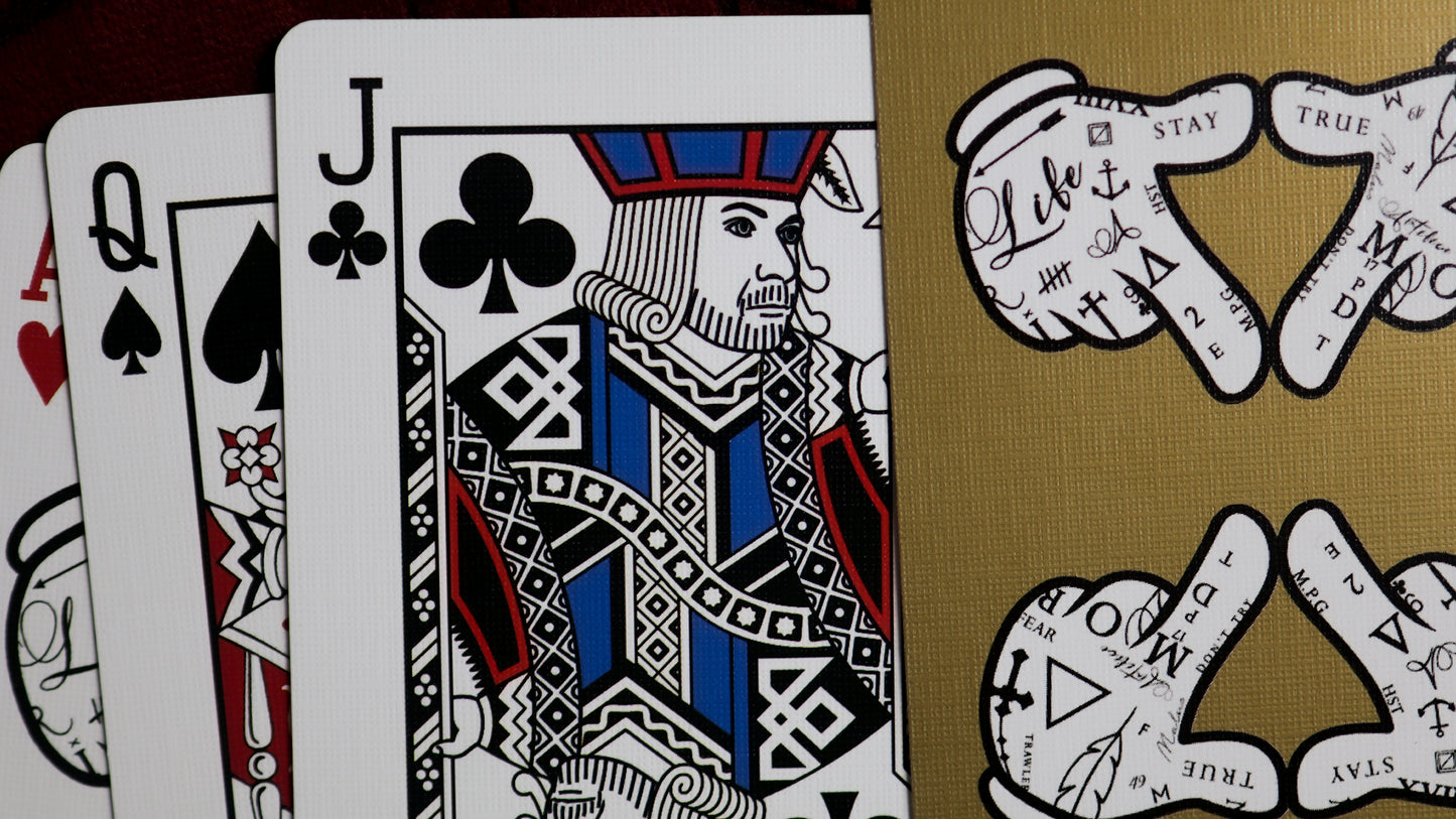 BLACK BANGERS Playing Cards