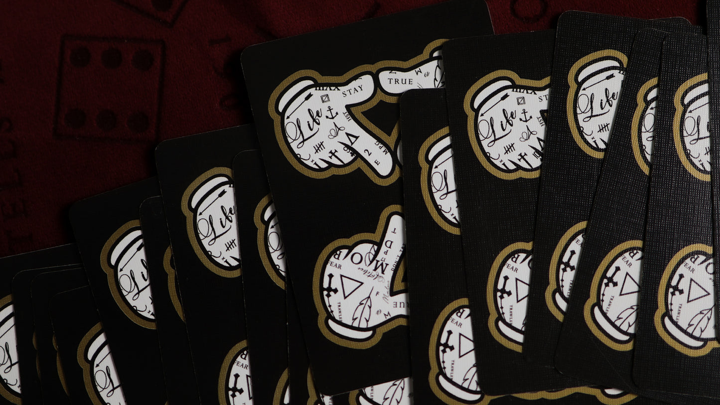 BLACK BANGERS Playing Cards