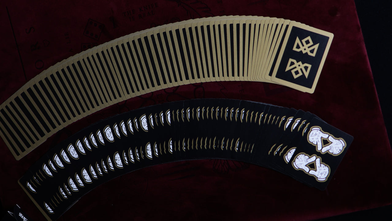 MADISON 52 Entry - BLACK/GOLD ACOLYTES - Signed by Madison playing cards — view 4