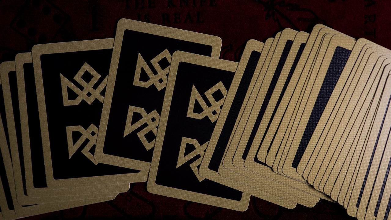 MADISON 52 Entry - BLACK/GOLD ACOLYTES - Signed by Madison playing cards — view 6