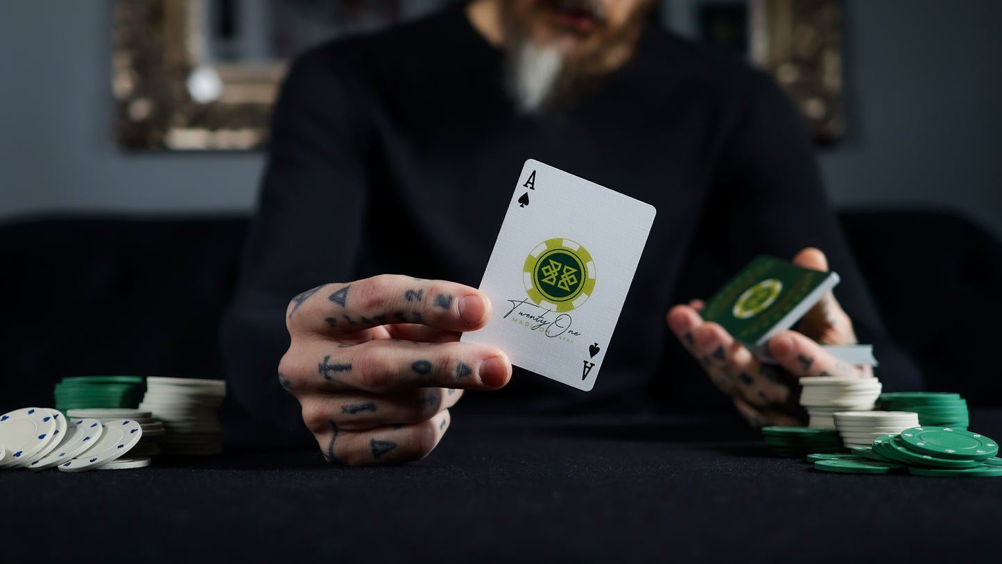 21 BLACK - BLACKJACK Playing Cards - MADISON ONE Entry