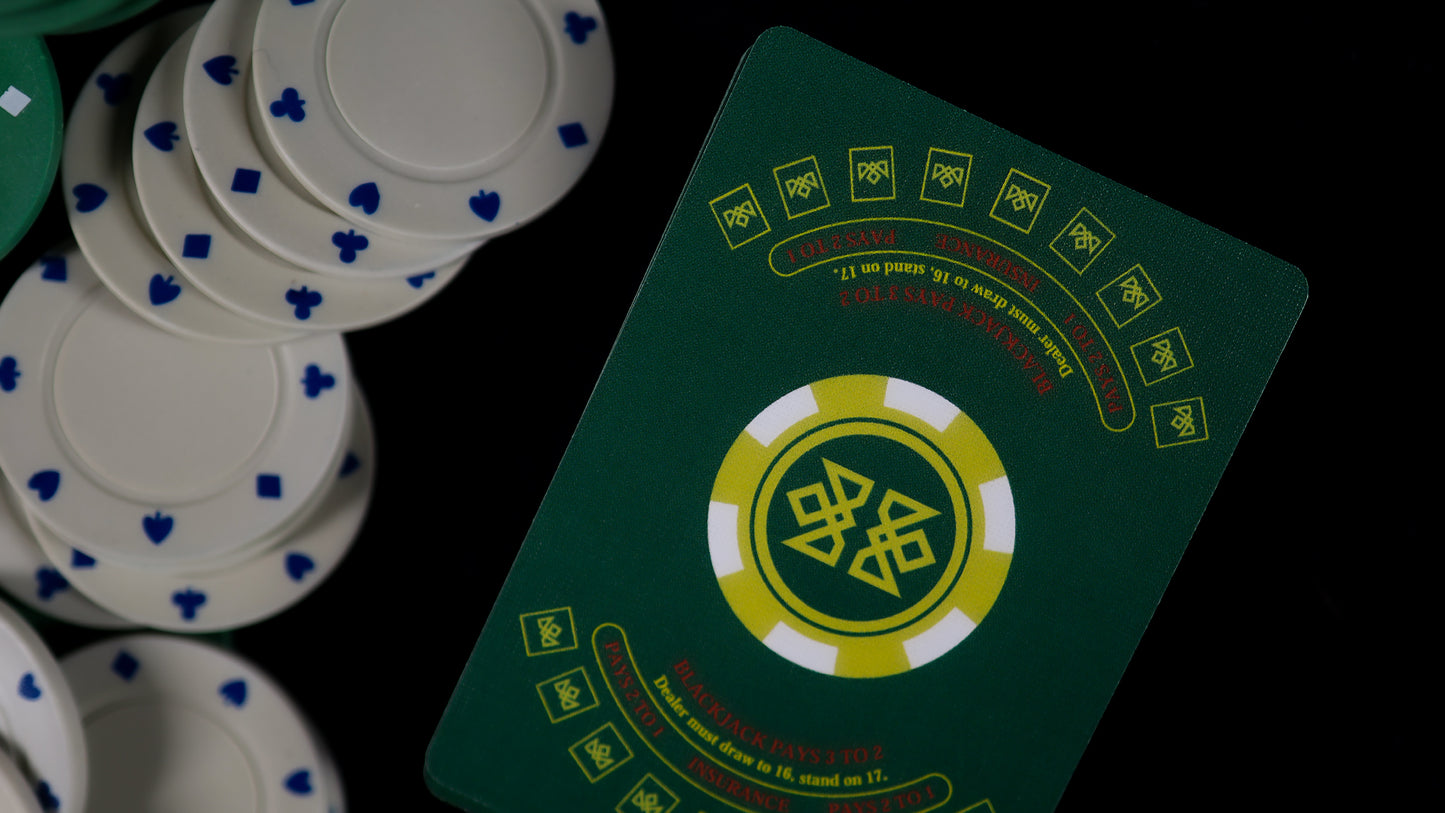21 BLACK - BLACKJACK Playing Cards - MADISON ONE Entry