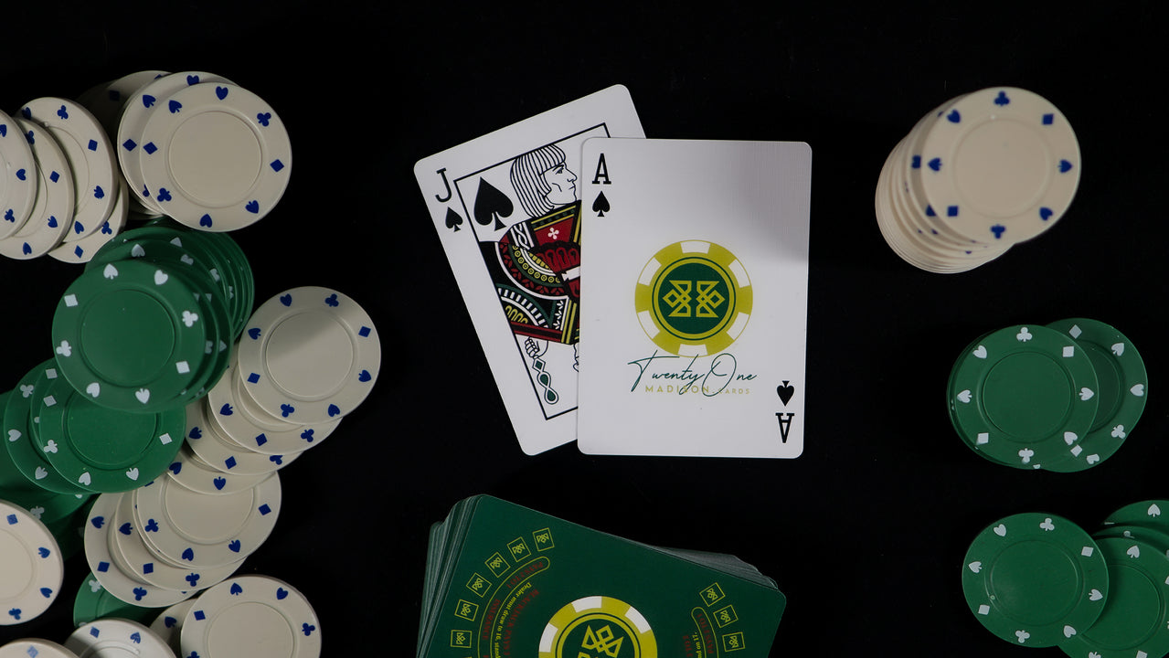 21 BLACKJACK Playing Cards - SIGNED by MADISON playing cards — view 56