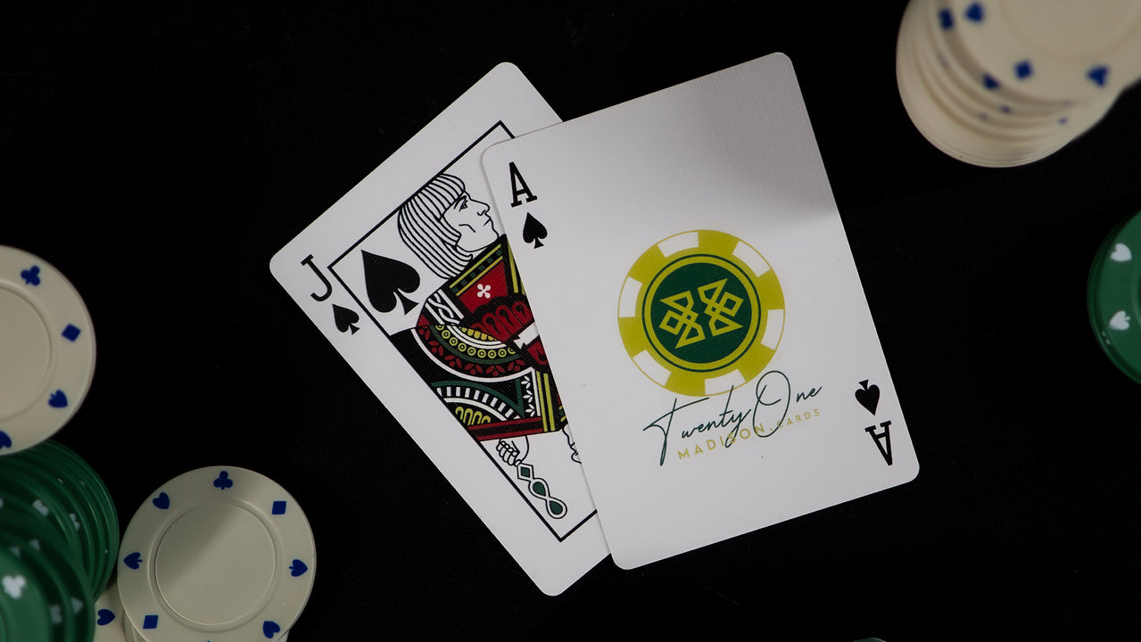 21 BLACKJACK Playing Cards - SIGNED by MADISON playing cards — view 34