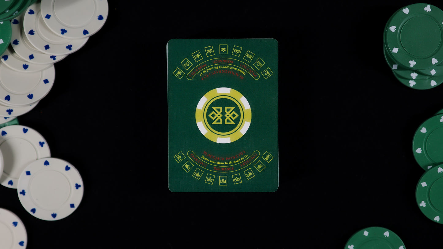 21 BLACK - BLACKJACK Playing Cards - MADISON ONE Entry