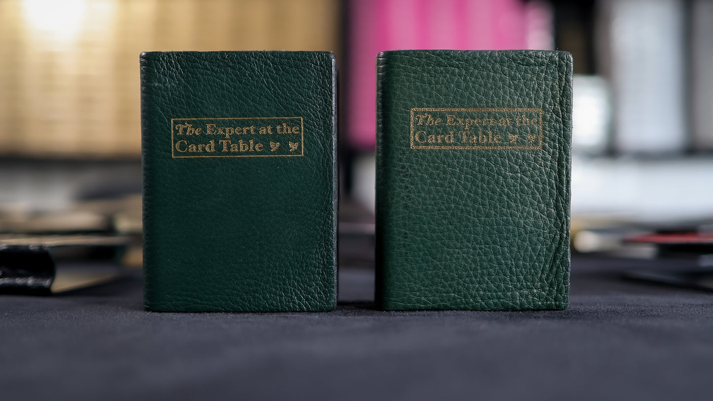 Leather S.W.E. Card Clip - GREEN
