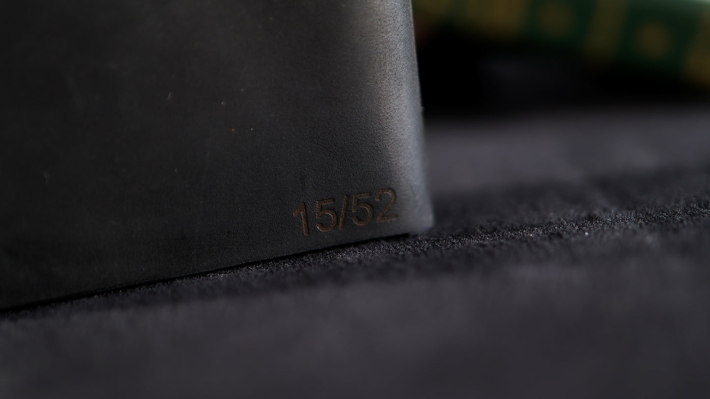 Leather S.W.E. Card Clip - BLACK