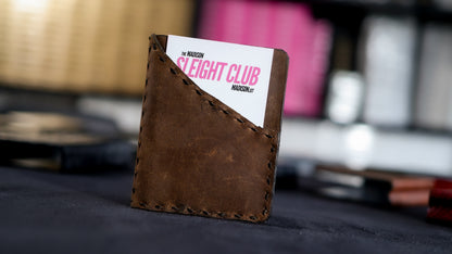 Leather Wallet Card Clip