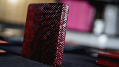 RED / BLACK Reptile Card Clip