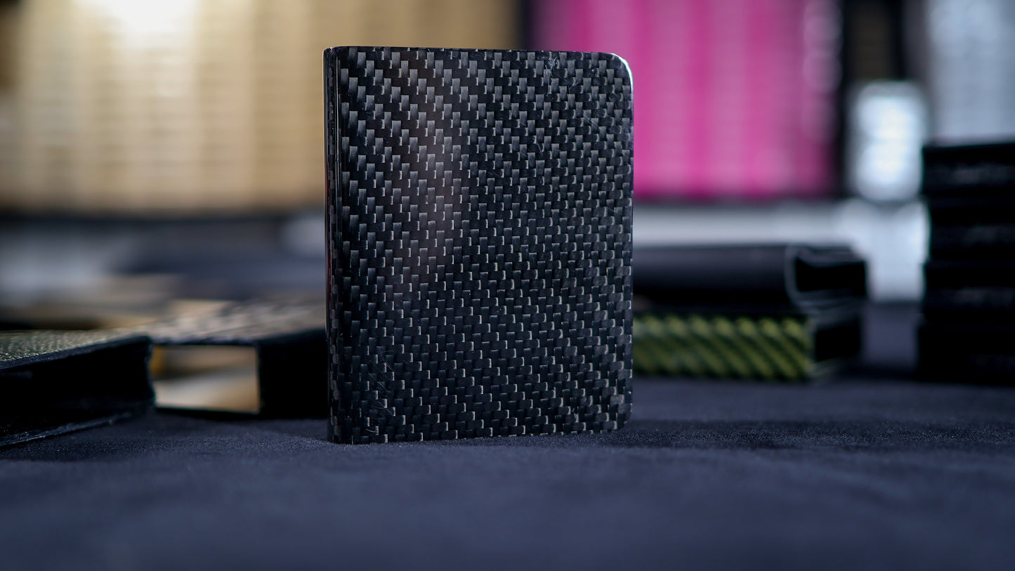 Kevlar x Carbon Fibre Card Clip - Black Gloss