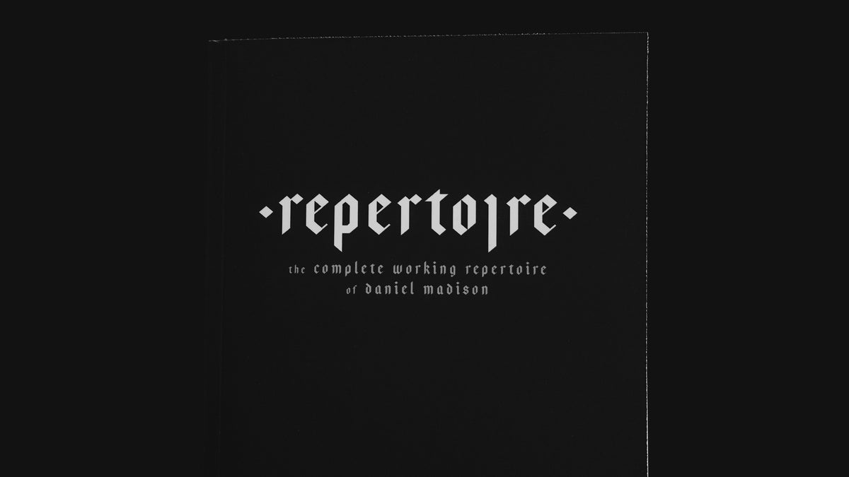 REPERTOIRE - BOOK & MASTERCLASS