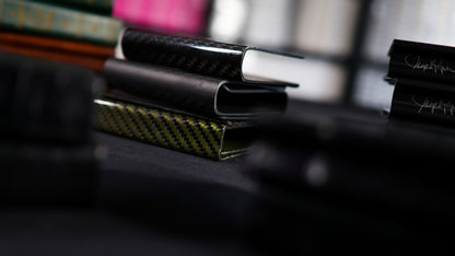 Kevlar x Carbon Fibre Card Clip - Green Gloss