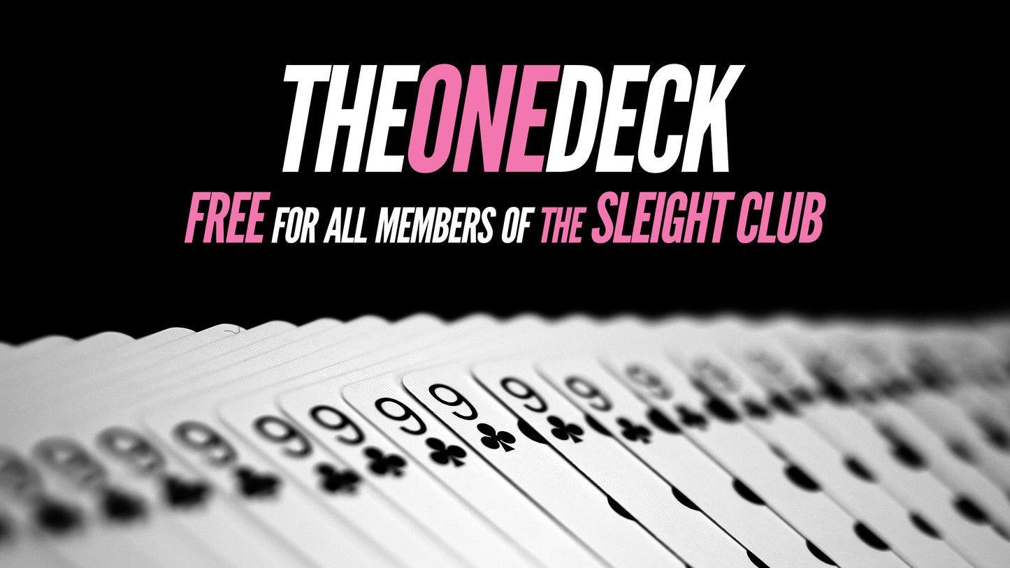 SLEIGHT CLUB 'FDOTM' AUGUST 2026 - The ONE Deck - Blue Bicycle