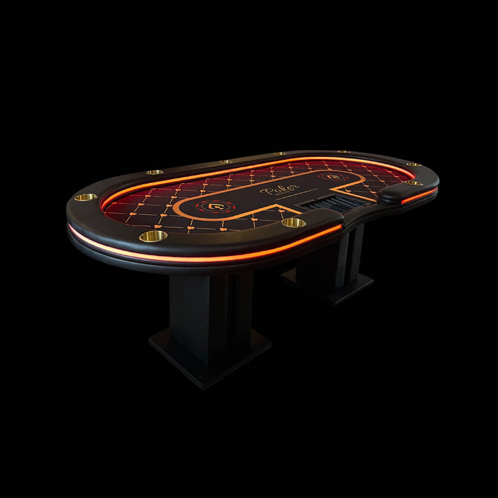 HOUSE of TABLES PREMIUM FEATURE POKER TABLE playing cards — view 2