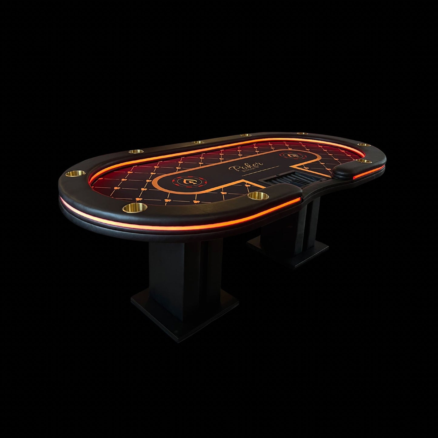 HOUSE of TABLES PREMIUM FEATURE POKER TABLE playing cards — view 2