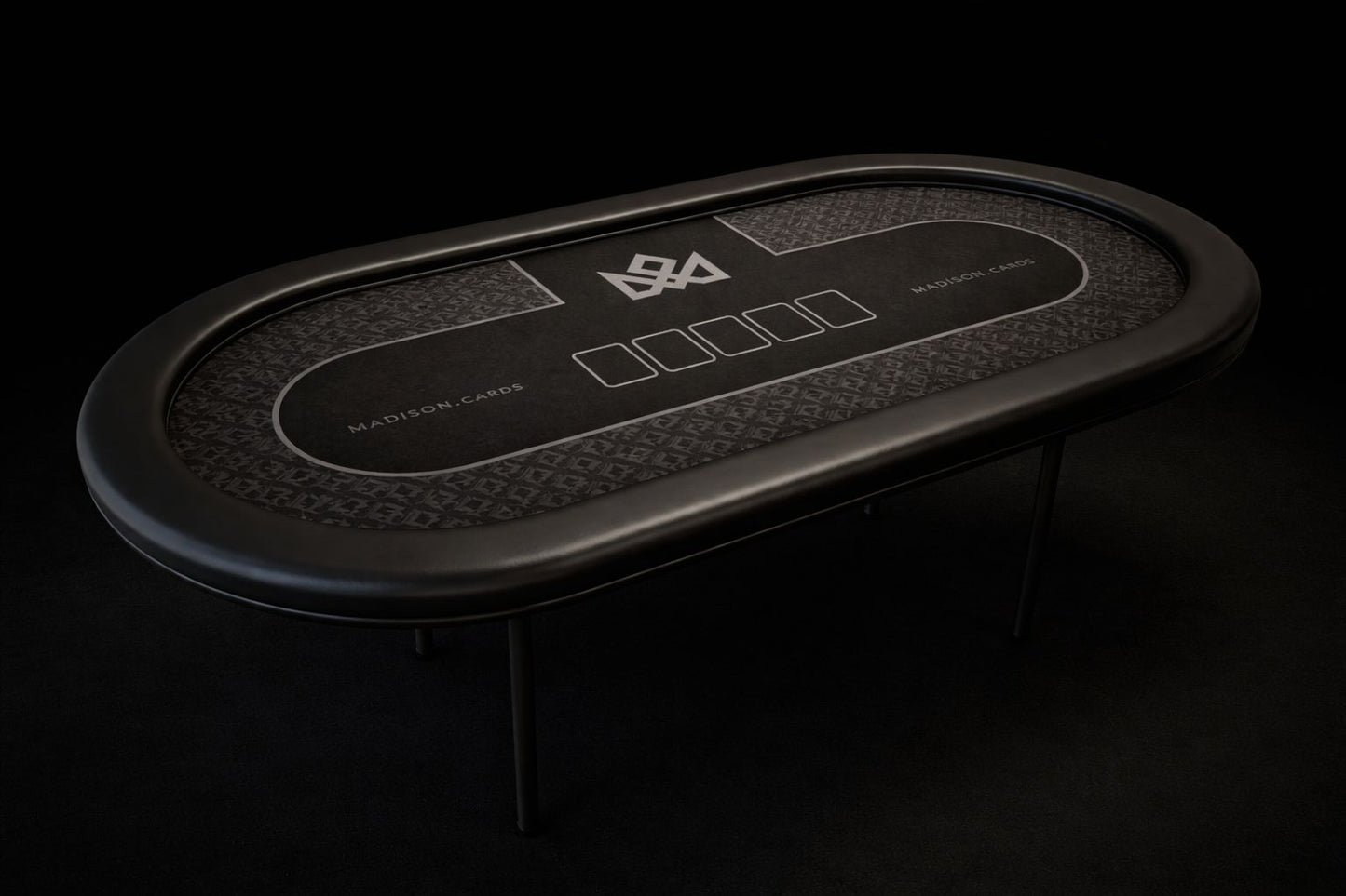 MADISON POKER TABLE TOPPER (No Legs) playing cards — view 2
