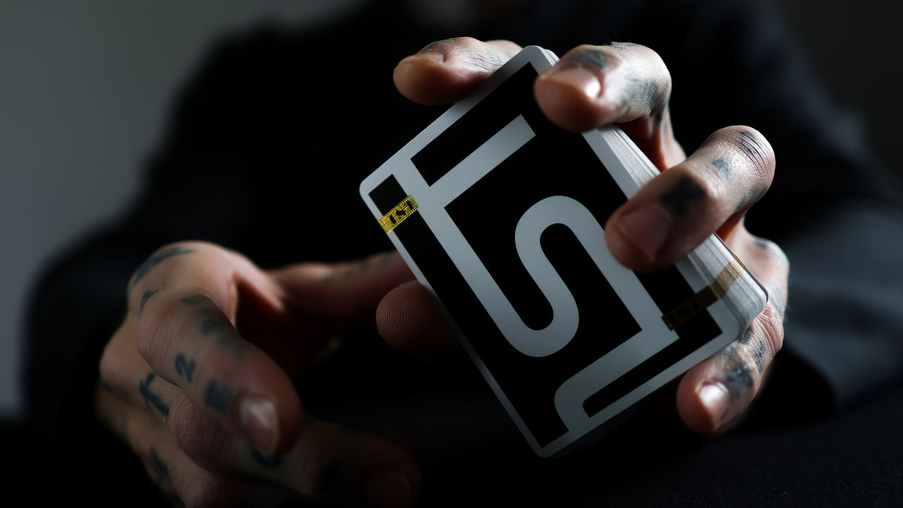 1ST Playing Cards V6 Black playing cards — view 12