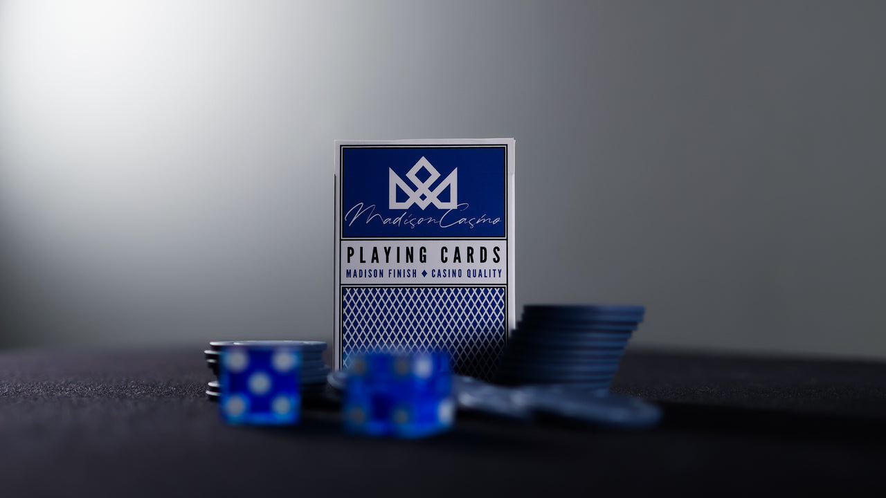 MADISON SHARPS SIGNED by MADISON (BLUE) playing cards — view 9
