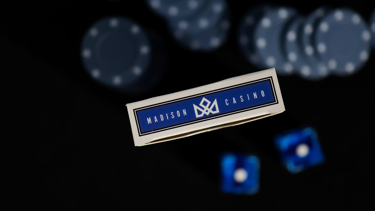 MADISON SHARPS Playing Cards - BLUE playing cards — view 2
