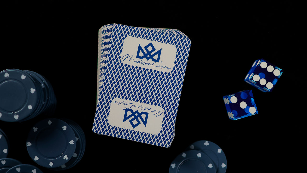 MADISON SHARPS SIGNED by MADISON (BLUE) playing cards — view 12