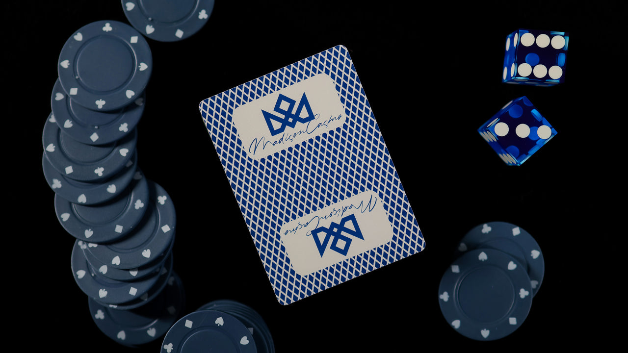 MADISON SHARPS SIGNED by MADISON (BLUE) playing cards — view 3