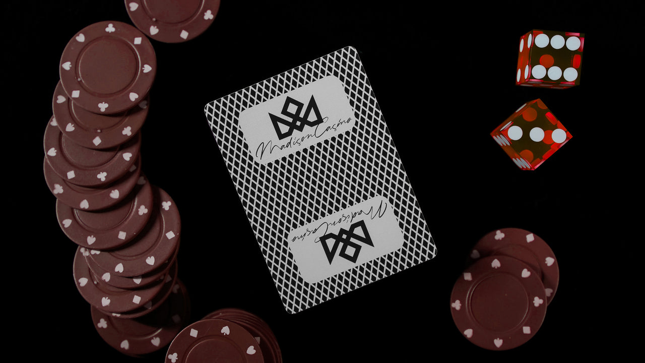 MADISON SHARPS in BLACK - 1 BRICK / 12 DECKS playing cards — view 4