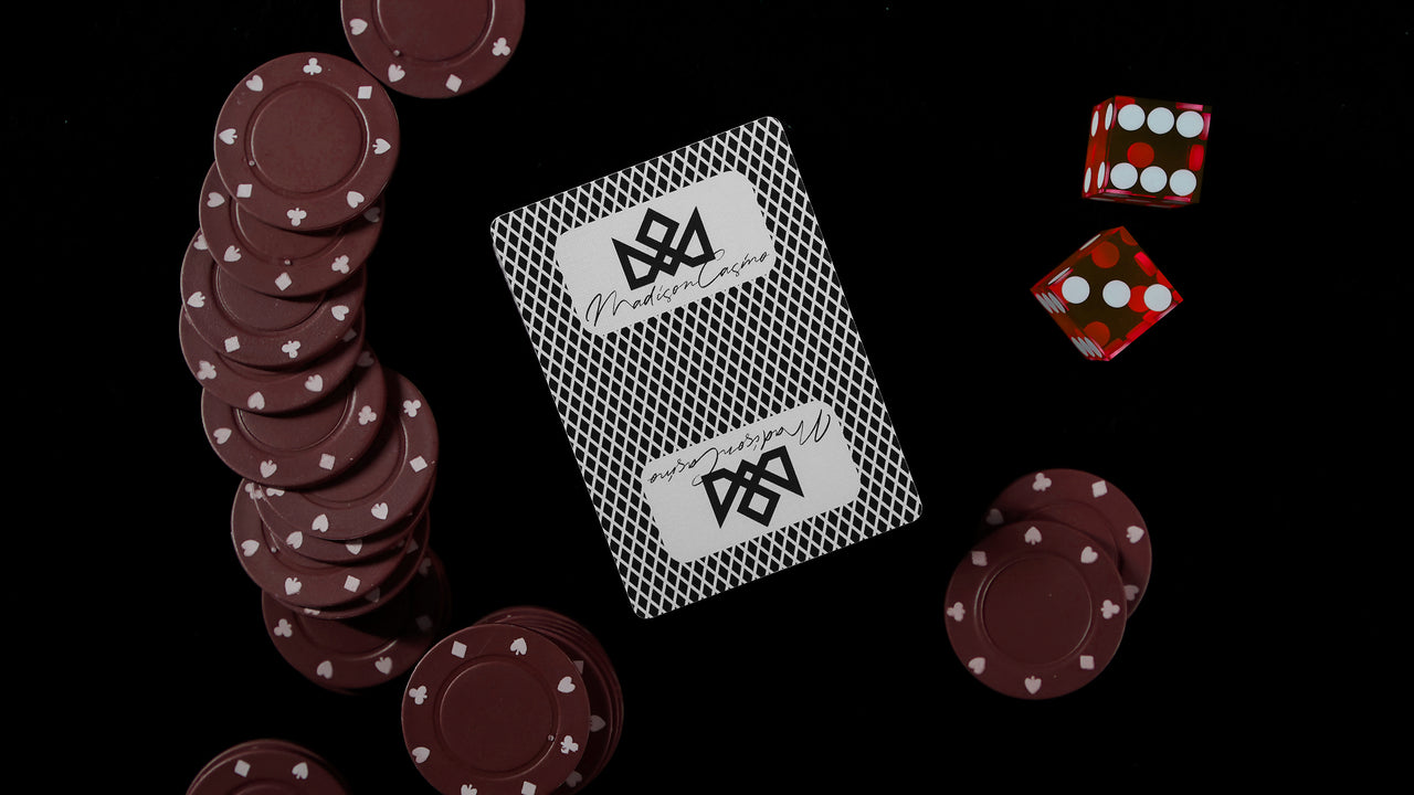 MADISON SHARPS SIGNED by MADISON (Black) playing cards — view 5