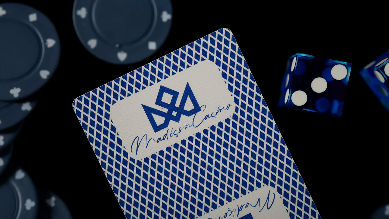 MADISON SHARPS SIGNED by MADISON (BLUE) playing cards — view 10