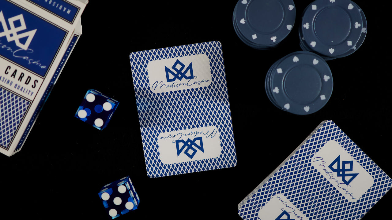 MADISON SHARPS SIGNED by MADISON (BLUE) playing cards — view 11