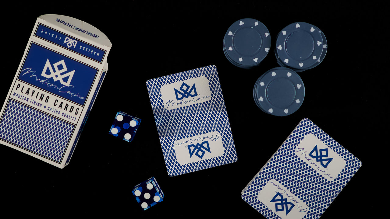 MADISON SHARPS Playing Cards - BLUE playing cards — view 16