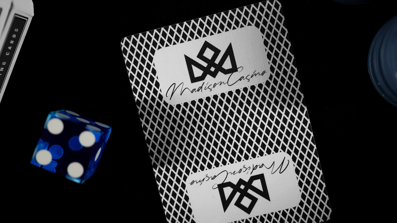 MADISON SHARPS SIGNED by MADISON (Black) playing cards — view 12