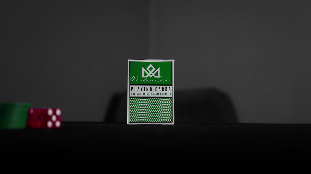 MADISON SHARPS in GREEN - 1 BRICK / 12 DECKS playing cards — view 20