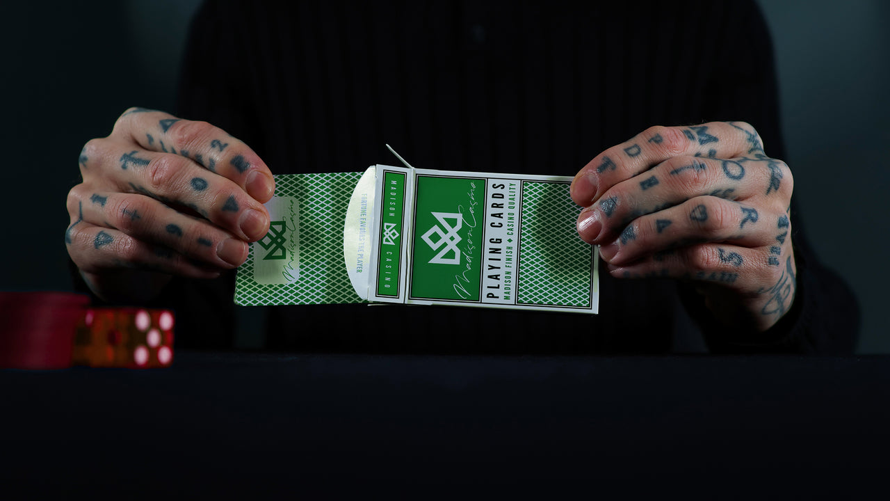 MADISON SHARPS Playing Cards - GREEN playing cards — view 24