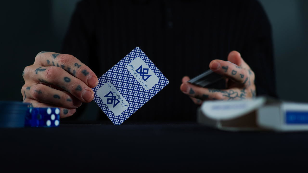 MADISON SHARPS SIGNED by MADISON (BLUE) playing cards — view 2