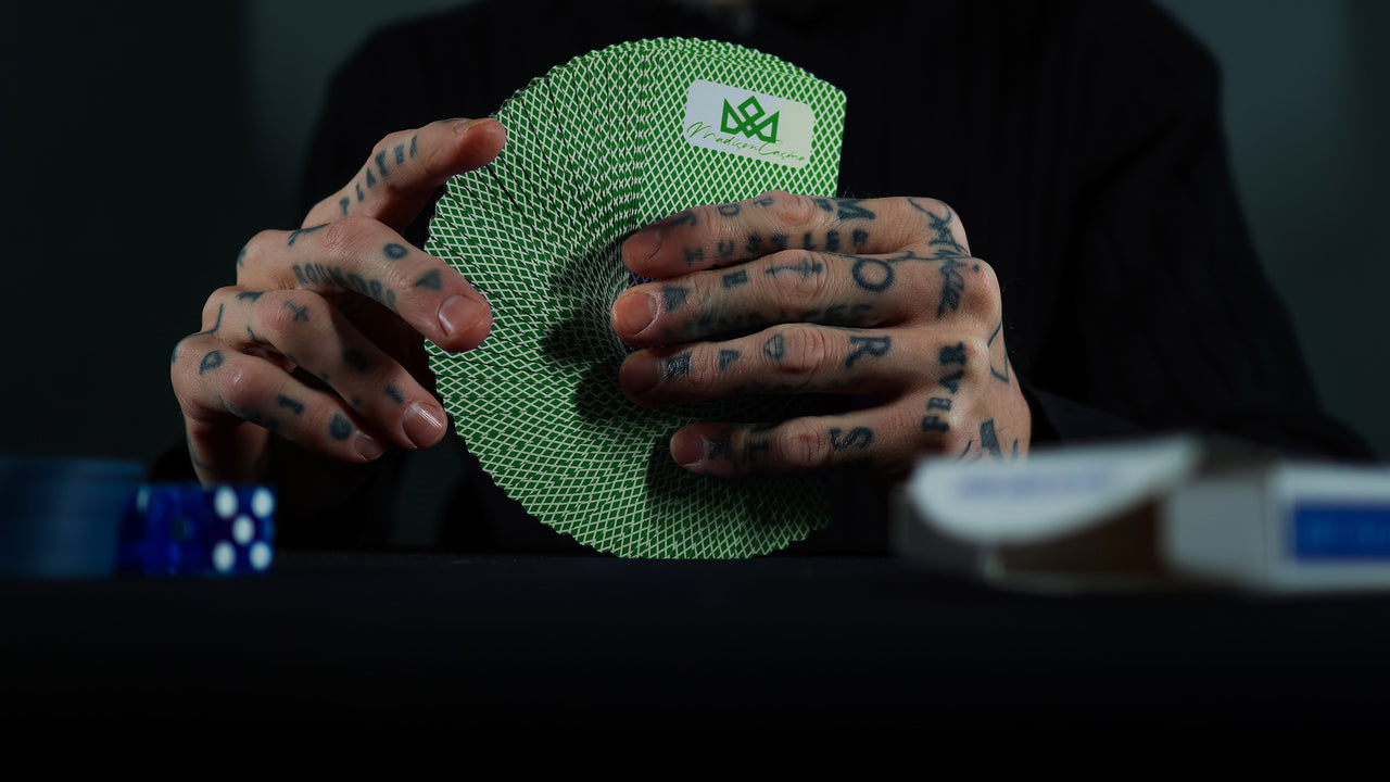 MADISON SHARPS in GREEN - 1 BRICK / 12 DECKS playing cards — view 25