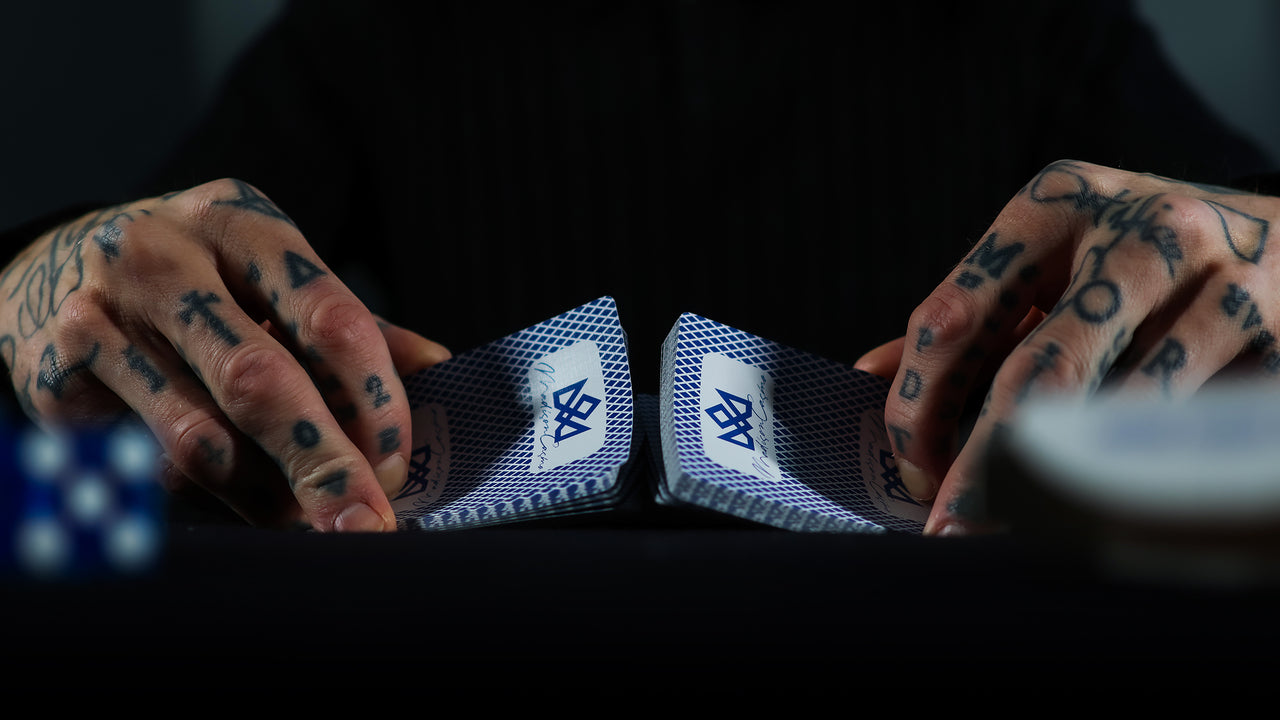 MADISON SHARPS SIGNED by MADISON (BLUE) playing cards — view 7