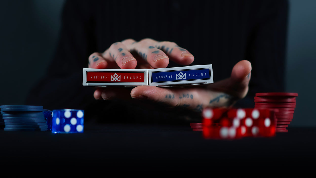 MADISON SHARPS Playing Cards - BLUE playing cards — view 13