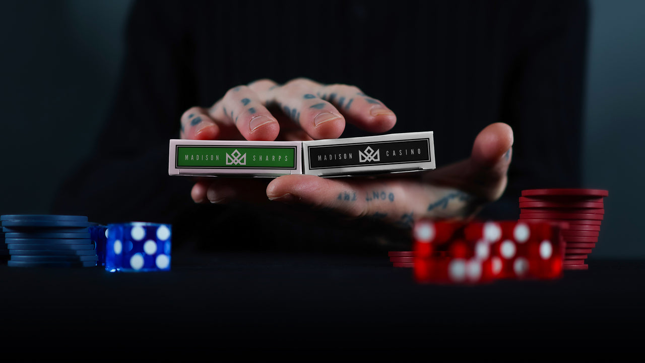 MADISON SHARPS in GREEN - 1 BRICK / 12 DECKS playing cards — view 29