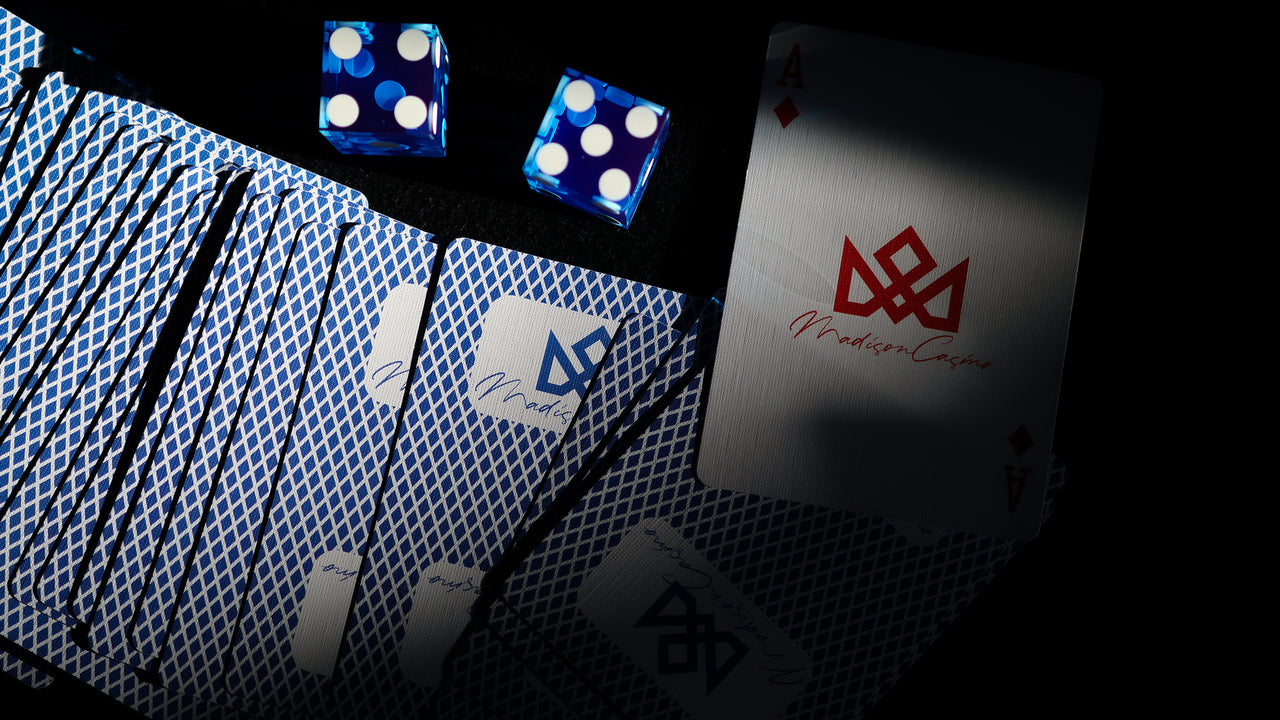 MADISON SHARPS Playing Cards - BLUE playing cards — view 27