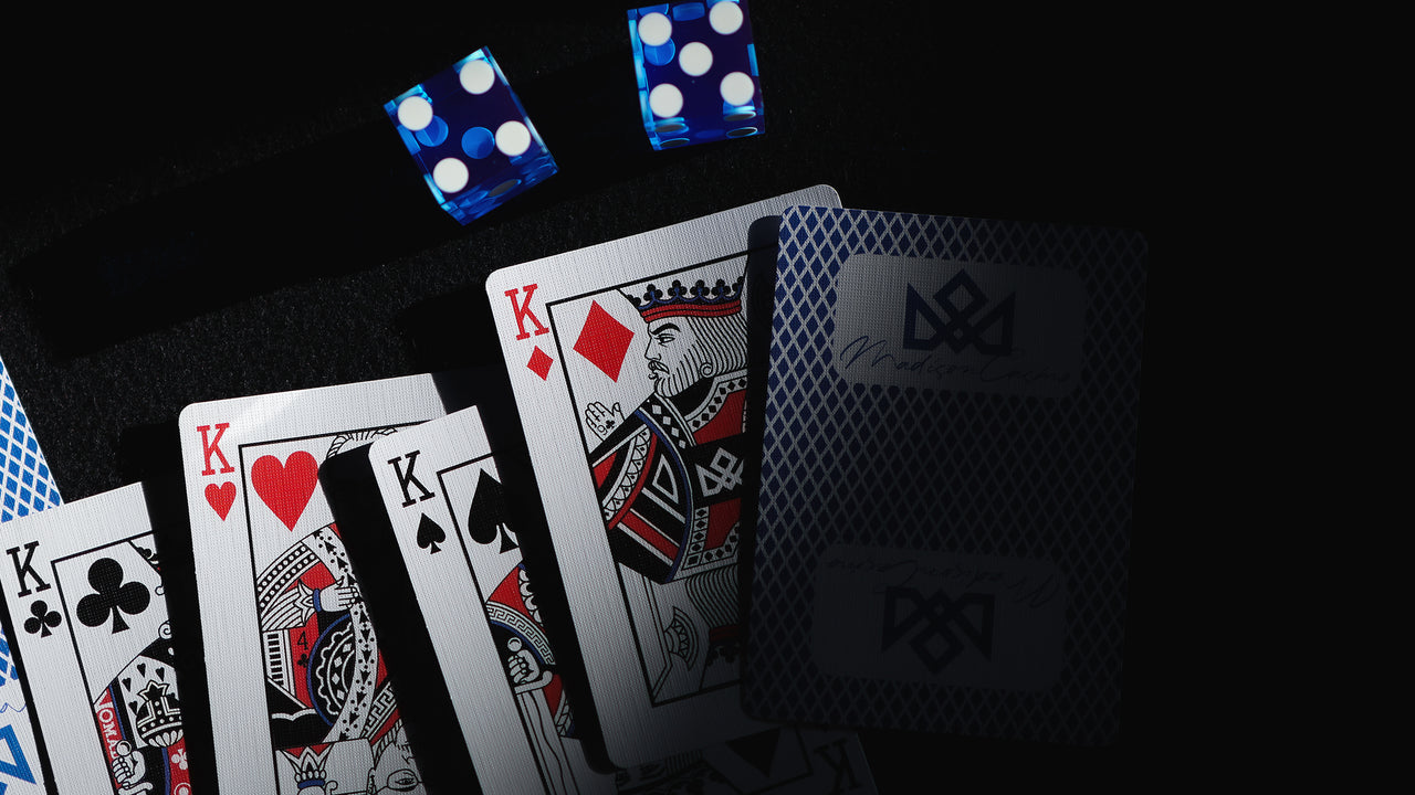 MADISON SHARPS Playing Cards - BLUE playing cards — view 29