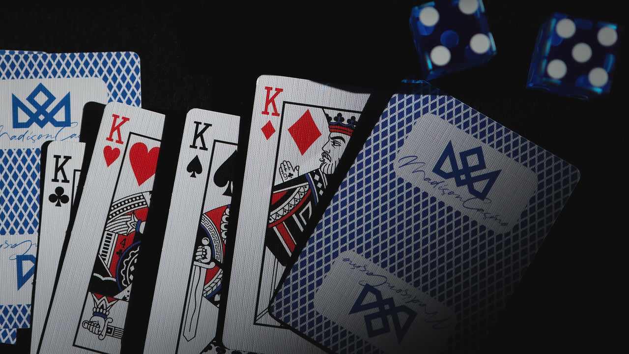 MADISON SHARPS Playing Cards - BLUE playing cards — view 30