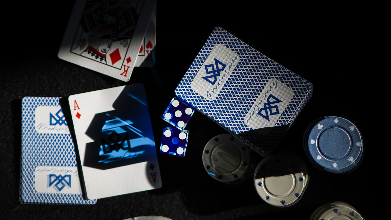 MADISON SHARPS Playing Cards - BLUE playing cards — view 33