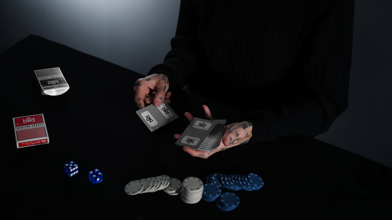 MADISON SHARPS Playing Cards - BLACK playing cards — view 3