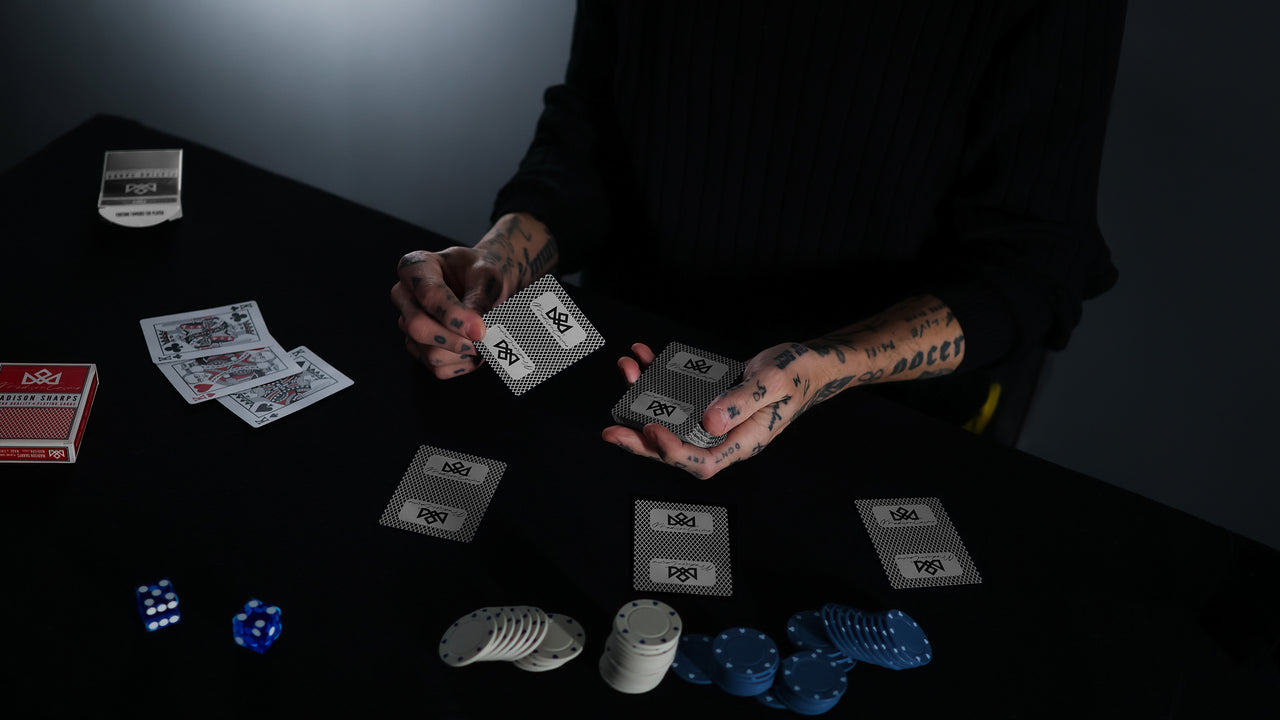 MADISON SHARPS in BLACK - 1 BRICK / 12 DECKS playing cards — view 22