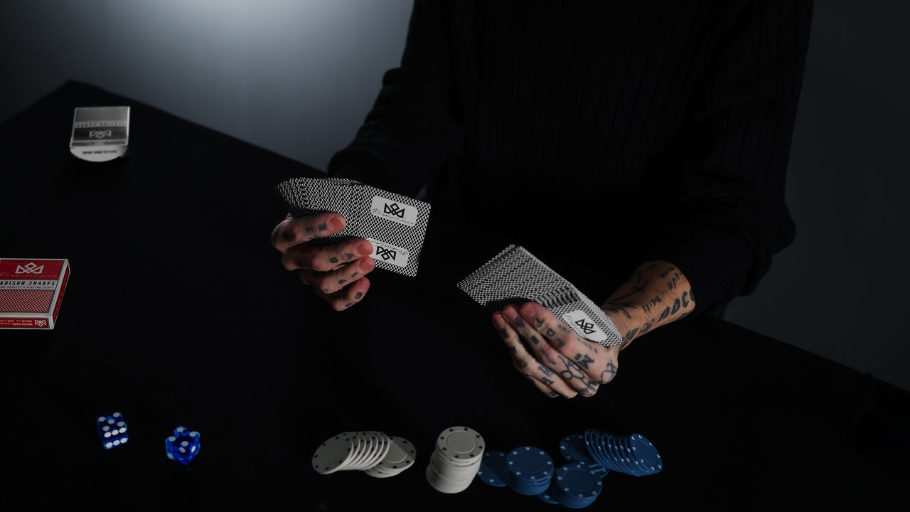 MADISON SHARPS in BLACK - 1 BRICK / 12 DECKS playing cards — view 23