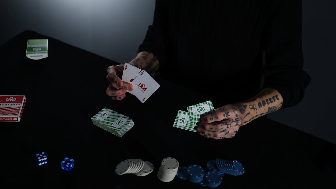 MADISON SHARPS Playing Cards - GREEN playing cards — view 42