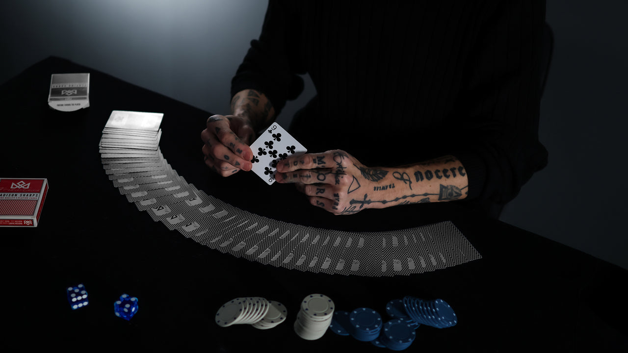 MADISON SHARPS in BLACK - 1 BRICK / 12 DECKS playing cards — view 12